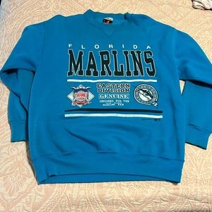 Men’s XL Vintage Signal MLB Florida Marlins Sweatshirt!